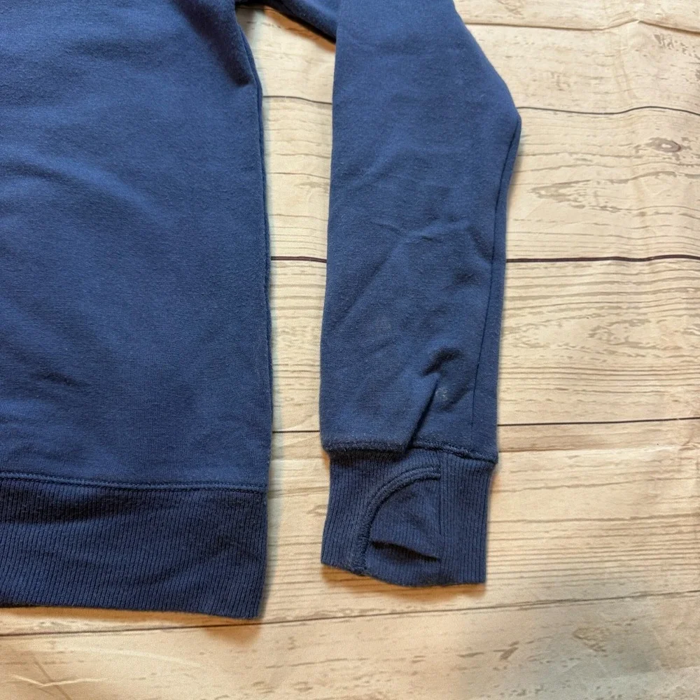 Athleta Girl Hooded Sweatshirt  Long Sleeve Pullover Youth Blue Girls Size Large
